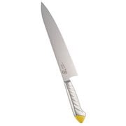 龍治 ステンカラー 牛刀 27cm イエロー ALY8824
