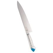 龍治 ステンカラー 牛刀 27cm ブルー ALY8826