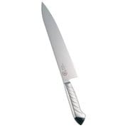 龍治 ステンカラー 牛刀 27cm ブラック ALY8828