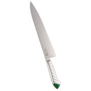 龍治 ステンカラー 牛刀 30cm グリーン ALY8832