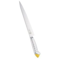 龍治 ステンカラー 筋引 24cm イエロー ALY9103