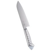 龍治 ステンカラー 三徳 17cm ホワイト ALY9301