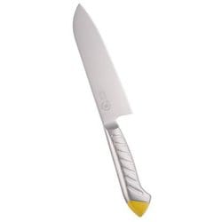 龍治 ステンカラー 三徳 17cm イエロー ALY9303