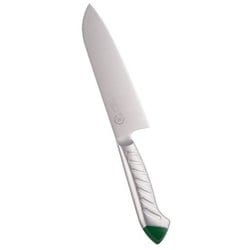 龍治 ステンカラー 三徳 17cm グリーン ALY9304