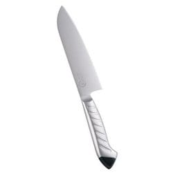 龍治 ステンカラー 三徳 17cm ブラック ALY9307