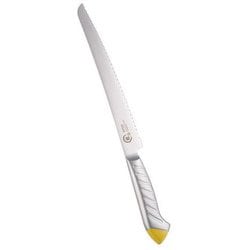 龍治 ステンカラー パンスライサー 23cm イエロー ALY9203
