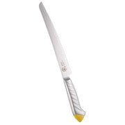 龍治 ステンカラー パンスライサー 23cm イエロー ALY9203