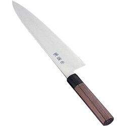 堺菊守 和式 牛刀（両刃）紫檀柄 24cm AKKA502