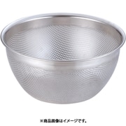 18-8 HACCPパンチング深型ざる 27.5cm ABCD601