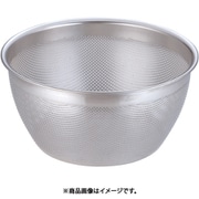 18-8 HACCPパンチング深型ざる 33cm ABCD603