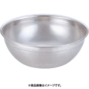 18-8 HACCPパンチング浅型ざる 33cm ABCD501
