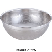 18-8 HACCPパンチング浅型ざる 37.5cm ABCD503