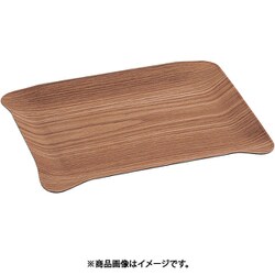 木目樹脂サービストレイ ナチュラル 大 PZS0101