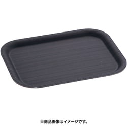 木目樹脂カフェトレイ ダークブラウン 中 PZS0402