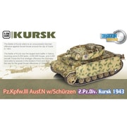 DRR60614 [1/72スケール ディスプレイ専用塗装済完成品 WWII ドイツ軍 III号戦車N型 w/シュルツェン ドイツ第2装甲師団 1943年 クルスク]