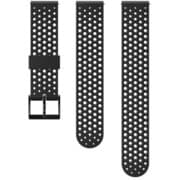 20MM ATHLETIC 1 SILICONE STRAP BLACK / BLACK SIZE S+M SS050177000 [シリコンストラップ]