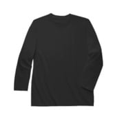 517218 パッケージ入り無地長袖Tシャツ 黒 150cm