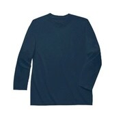 517218 パッケージ入り無地長袖Tシャツ ネイビー 150cm