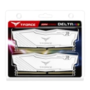 Team T-Force DELTA DDR4-2400 16GB（8GB×2） CL15 1.2V White RGB ASUS Aura Sync supprt TF4D416G2400HC15BDC01