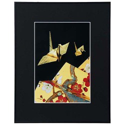 額縁 画廊 ワイド四切 ブラック AGR-W4-BK