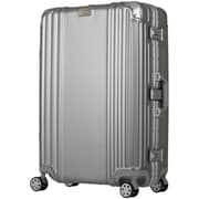 スーツケース 旅行日数目安:2~3泊 51L TSAロック搭載 PC+ABSボディ 57cm シルバー 5507-57SL