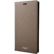 Italian Genuine Smooth Leather Book Case for iPhone XS Max Brown [CLC-62418BRW]