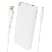 リチウムポリマーモバイルバッテリー 10000mAh USB Type-Cポート搭載 ホワイト OWL-LPB10006K-WH