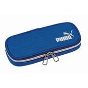 PUMA ヘザーボックスペンケース ブルー PM230BL