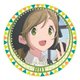 ゆるキャン△ ポリカバッジ 犬山あおい [キャラクターグッズ]
