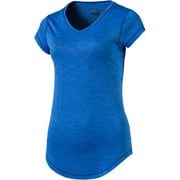 516801 04 M [ウエルネス ヘザーキャットTシャツ レディース NEBULASBL Mサイズ]