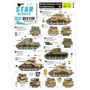 SD35-C1170 [1/35スケール デカール 北アフリカにおける英国陸軍のシャーマン シャーマンMkIII(1943年)編]