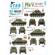 SD35-C1171 [1/35スケール デカール シャーマンMk V 英国とポーランドのMk V 'チューリップ'とMk VC ファイアフライ]