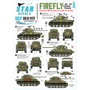 SD35-C1172 [1/35スケール デカール シャーマンファイアフライMk IC ハイブリットおよびMk VC カナダ、ポーランド、ニュージーランド、チェコスロバキア]
