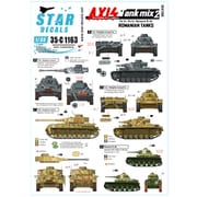 SD35-C1163 [1/35スケール デカール 枢軸軍に参加した東ヨーロッパの戦車＃2 第二次世界大戦時のルーマニア陸軍戦車]