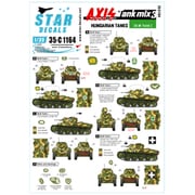 SD35-C1164 [1/35スケール デカール 枢軸軍に参加した東ヨーロッパの戦車＃3 第二大戦に於けるハンガリーの戦車]
