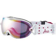AX650-WCM パールホワイト/ライトピンクベース/ピンクミラー [スキーゴーグル レディース]
