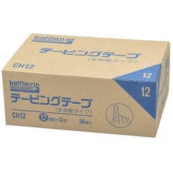 CH12 [テーピングテープ C-タイプ（非伸縮） 白 36巻入り 12mm×12m]