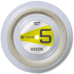 G-TONE 5 ナチュラル 100mロール BS0651NA [バドミントン ストリング]