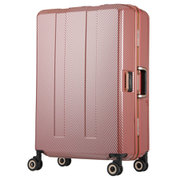 スーツケース NEW TRAVEL METER(トラベルメーター) 旅行日数目安:4~7泊 75L TSAロック搭載 ピンクカーボン 6703N-64PKCB