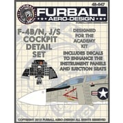 アメリカ軍 F-4B/N J/S コクピットディテールデカール [1/48スケール デカール]