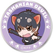 けものフレンズ タスマニアデビル ワッペン 着脱式 [キャラクターグッズ 約直径105mm]