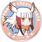 けものフレンズ トキ ワッペン 着脱式 [キャラクターグッズ 約直径105mm]