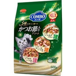 コンボ キャット かつお節入りアソート [猫用 ドライフード 600g 全成長段階 総合栄養食]