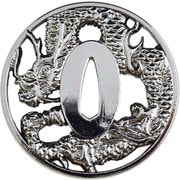 鍔 龍透かし鍔 坂本龍馬 [直径79mm]