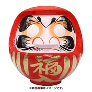 DARUMA-FUKU10 [福だるま10号 赤 「家内安全・大願成就」 28×26×30cm]