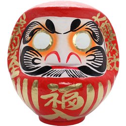 福だるま 11号 赤 【家内安全・大願成就】 33×30×31cm HKDM-11-RE-1