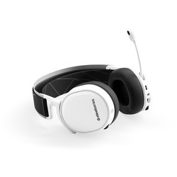 【値下中】スティールシリーズArctis7 ゲーミングヘッドセット61508 白 SteelSeries無線ゲーミングヘッドセット「Arctis 7+ ホワイト