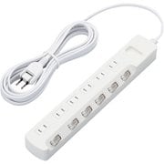 雷ガードタップ/個別スイッチ/ホコリシャッター付/6個口/5m/ホワイト T-K6CA-2650WH