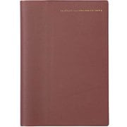 ダイアリー B6 1日1ページ PVC 2019年1月始まり バーガンディ 64209