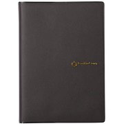 ダイアリー A6 1日1ページ PVC 2019年1月始まり ブラック 64213